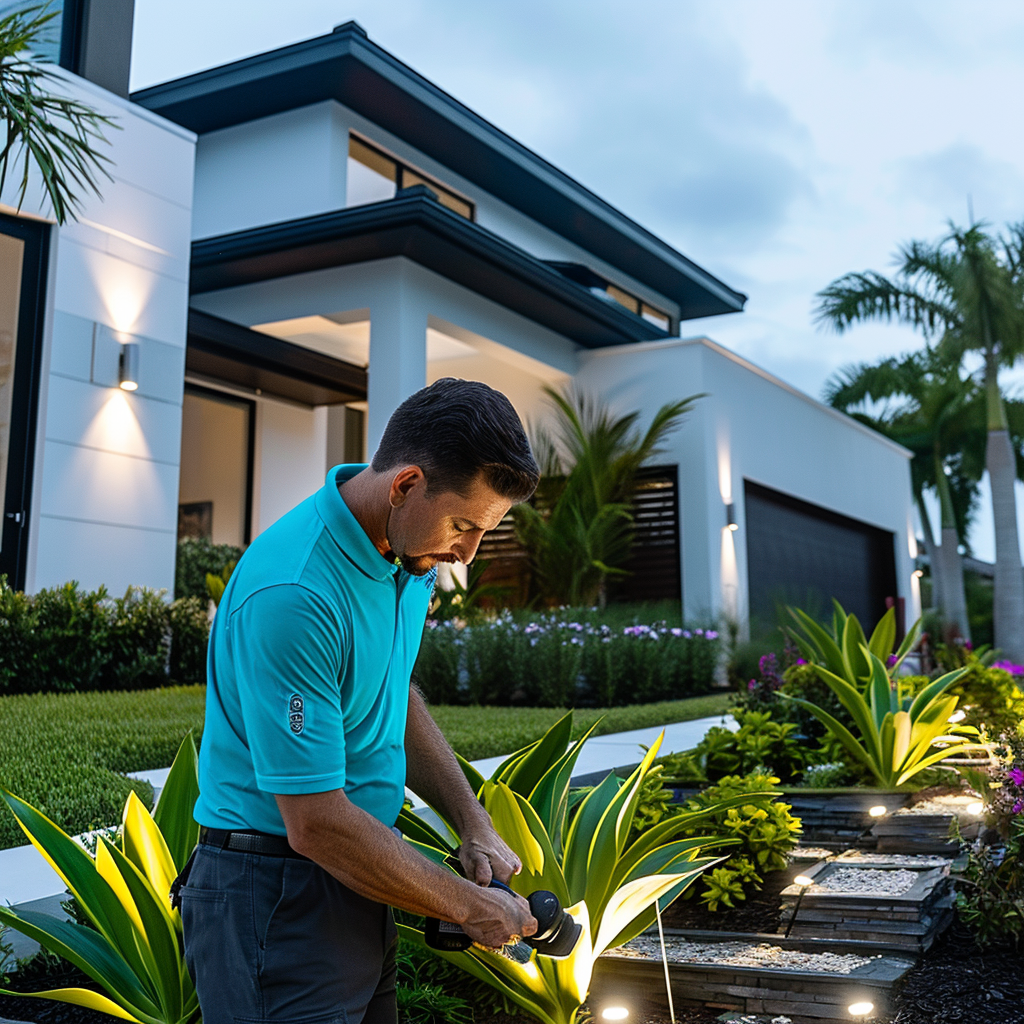 livelife92_a_man_in_a_turquoise_polo_shirt_installing_landscape_0dc36a2b-8a7e-4c92-bf05-48092297083a