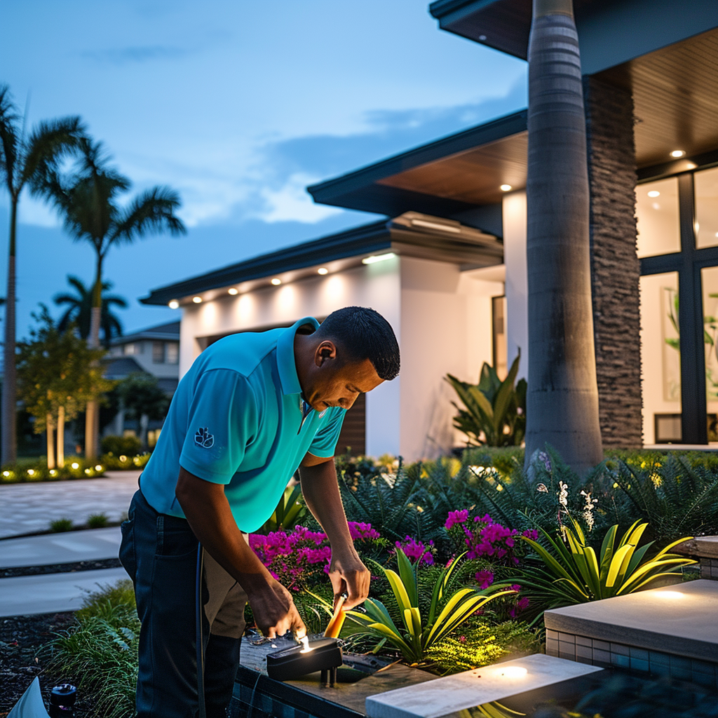 livelife92_a_man_in_a_turquoise_polo_shirt_installing_landscape_1084bddf-0f99-46e5-9689-cf43c27c8c5c